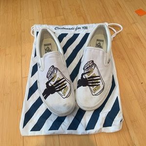 Custom Ring King Slip On Vans